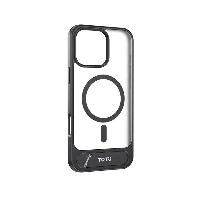 TOTU PC-25 Skin Feel MagSafe Magnetic Stand Phone Case, For iPhone 16 Pro Max, For iPhone 16 Pro