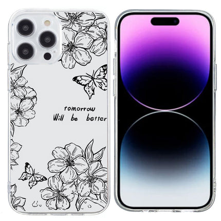 Colorful Painting Pattern TPU Phone Case, For iPhone 16 Pro Max, For iPhone 16 Pro