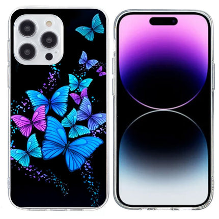Colorful Painting Pattern TPU Phone Case, For iPhone 16 Pro Max, For iPhone 16 Pro
