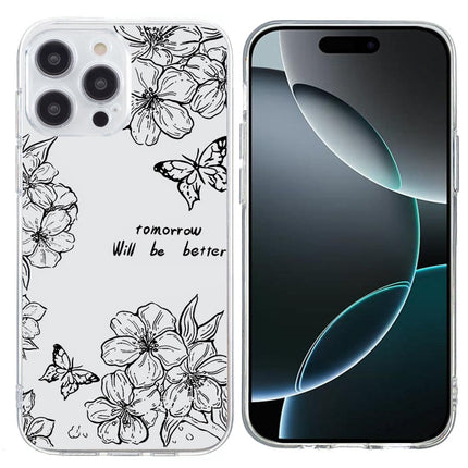 Colorful Painting Pattern TPU Phone Case, For iPhone 16 Pro Max, For iPhone 16 Pro