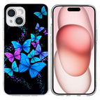 For iPhone 15 Plus / Color Butterflies