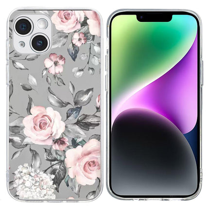 Colorful Painting Pattern TPU Phone Case, For iPhone 14 Plus, For iPhone 14