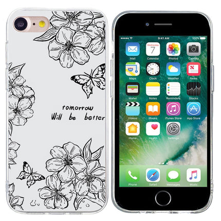 Colorful Painting Pattern TPU Phone Case, For iPhone SE 2022 / 2020 / 8 / 7