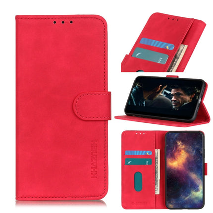 KHAZNEH Retro Texture PU + TPU Horizontal Flip Leather Case with Holder & Card Slots & Wallet, For Samsung Galaxy S20 FE 5G / S20 Fan Edition / S20 Lite