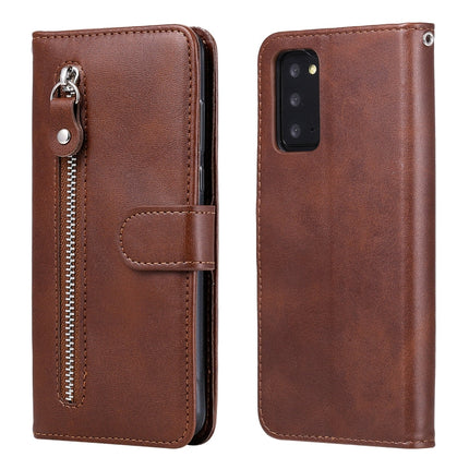 Fashion Calf Texture Zipper Horizontal Flip Leather Case with Stand & Card Slots & Wallet Function, For Samsung Galaxy Note20 Ultra, For Samsung Galaxy Note20, For Huawei Honor 9X Lite