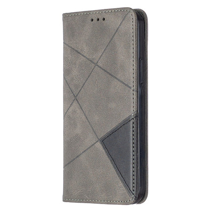 Rhombus Texture Horizontal Flip Magnetic Leather Case with Holder & Card Slots, For Xiaomi Redmi 9A, For Xiaomi Redmi 9C, For iPhone 12 mini, For iPhone 12 / 12 Pro