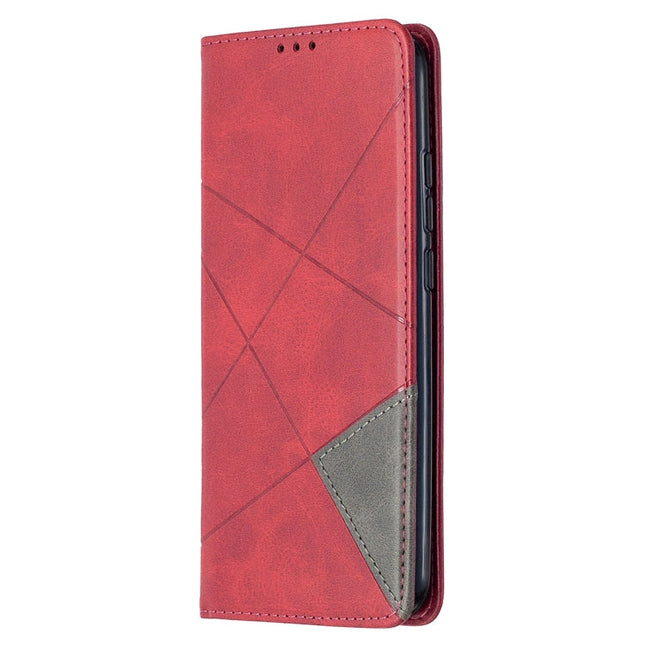 Rhombus Texture Horizontal Flip Magnetic Leather Case with Holder & Card Slots, For Xiaomi Redmi 9A, For Xiaomi Redmi 9C, For iPhone 12 mini, For iPhone 12 / 12 Pro