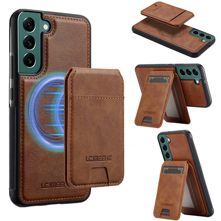 LC.IMEEKE L3 Series Detachable RFID Card Bag Magsafe Phone Case, For Samsung Galaxy S22+ 5G, For Samsung Galaxy S22 5G, For Samsung Galaxy S21 FE 5G, For Samsung Galaxy S21 5G