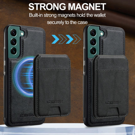 LC.IMEEKE L3 Series Detachable RFID Card Bag Magsafe Phone Case, For Samsung Galaxy S22+ 5G, For Samsung Galaxy S22 5G, For Samsung Galaxy S21 FE 5G, For Samsung Galaxy S21 5G
