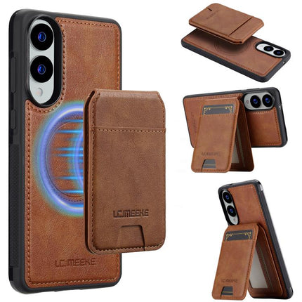 LC.IMEEKE L3 Series Detachable RFID Card Bag Magsafe Phone Case, For Samsung Galaxy S25 Edge 5G, For Samsung Galaxy S25 5G, For Samsung Galaxy S25+ 5G, For Samsung Galaxy S25 Ultra 5G