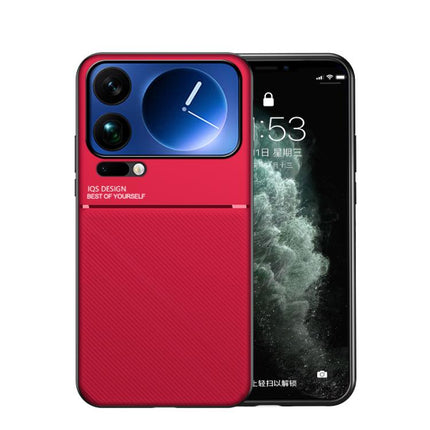 Classic Tilt Strip Grain Magnetic PC Hybrid TPU Phone Case, For Xiaomi 17 Max 5G, For Xiaomi 17T Pro 5G, For Xiaomi 17T 5G, For Xiaomi 17 Pro Max, For Xiaomi 17 Pro, For Xiaomi 17