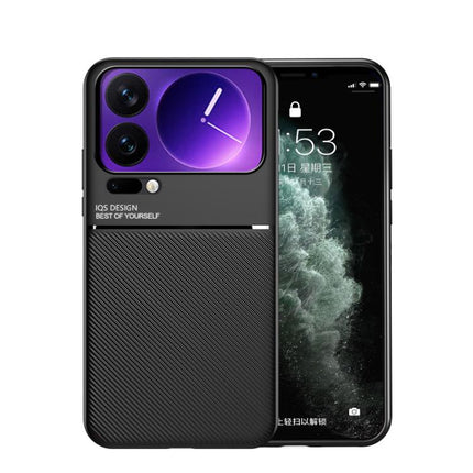 Classic Tilt Strip Grain Magnetic PC Hybrid TPU Phone Case, For Xiaomi 17 Max 5G, For Xiaomi 17T Pro 5G, For Xiaomi 17T 5G, For Xiaomi 17 Pro Max, For Xiaomi 17 Pro, For Xiaomi 17