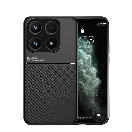 Classic Tilt Strip Grain Magnetic PC Hybrid TPU Phone Case, For Xiaomi 17 Max 5G, For Xiaomi 17T Pro 5G, For Xiaomi 17T 5G, For Xiaomi 17 Pro Max, For Xiaomi 17 Pro, For Xiaomi 17