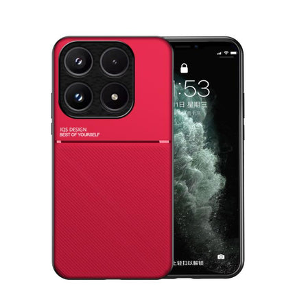 Classic Tilt Strip Grain Magnetic PC Hybrid TPU Phone Case, For Xiaomi 17 Max 5G, For Xiaomi 17T Pro 5G, For Xiaomi 17T 5G, For Xiaomi 17 Pro Max, For Xiaomi 17 Pro, For Xiaomi 17