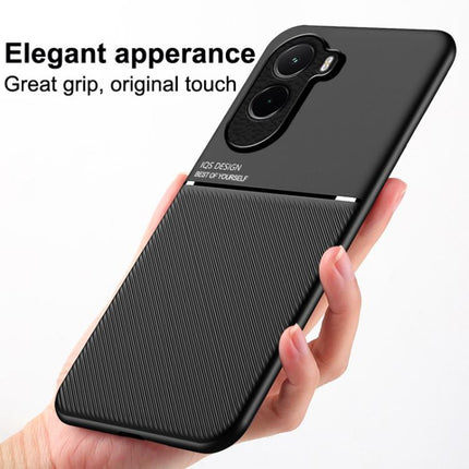 Classic Tilt Strip Grain Magnetic PC Hybrid TPU Phone Case, For Xiaomi Poco M7 4G 169mm, For Xiaomi 15T Pro 5G, For Xiaomi 15T 5G, For Xiaomi 15S Pro, For Xiaomi 15 Ultra, For Xiaomi Poco M7 Pro 5G