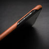 For iPhone X / XS QIALINO Shockproof Cowhide Leather Protective Case