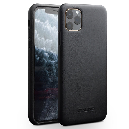 QIALINO Shockproof Cowhide Leather Protective Case, For iPhone 11 Pro, For iPhone 11, For iPhone 11 Pro Max