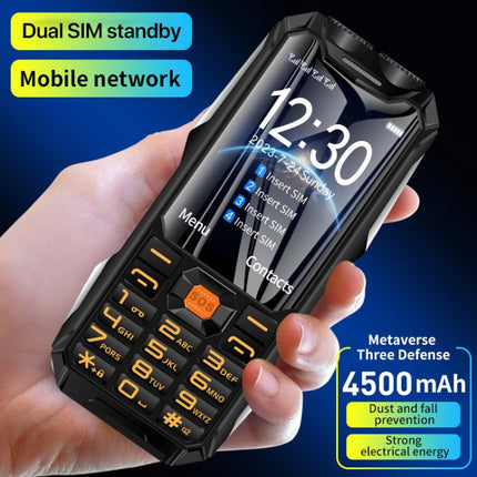 Q9-1 4G Elder Keypad Rugged Phone, 3.5 inch, 4500mAh, 21 Keys, SOS, FM, Network: 4G, Dual SIM