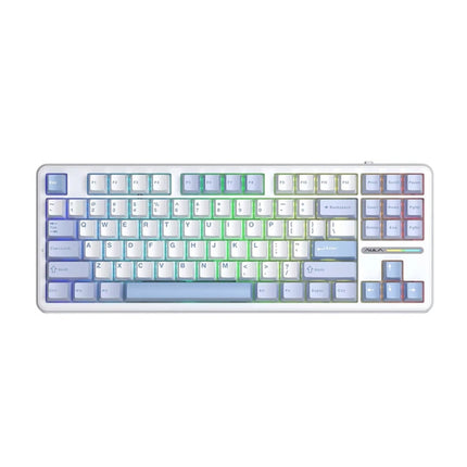 AULA F87 87 Keys Wired/2.4G/Bluetooth Three Model Customized RGB Mechanical Keyboard