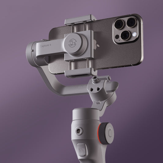 FUNSNAP Capture 5 Professional 3-Axis Handheld Gimbal Phone Live Stabilizer