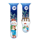 For Apple Watch 42mm / 41mm / 40mm / 38mm / Girl and Snowman