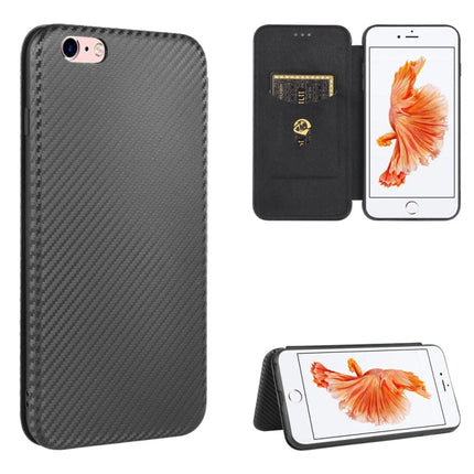 Carbon Fiber Texture Magnetic Horizontal Flip TPU + PC + PU Leather Case with Card Slot, For iPhone 11 Pro, For iPhone 6 / 6s, For iPhone 6 Plus / 6s Plus, For iPhone 11 Pro Max