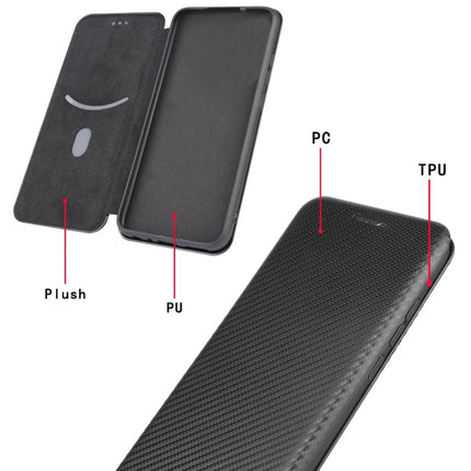 Carbon Fiber Texture Magnetic Horizontal Flip TPU + PC + PU Leather Case with Card Slot, For iPhone 11, For iPhone 12 mini, For iPhone 12 / 12 Pro, For iPhone 12 Pro Max