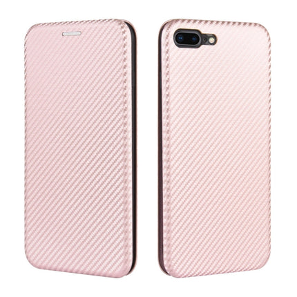 Carbon Fiber Texture Magnetic Horizontal Flip TPU + PC + PU Leather Case with Card Slot, For iPhone 7 / 8 / SE 2020 / SE 2022, For iPhone 7 Plus / 8 Plus, For iPhone XR, For iPhone XS Max