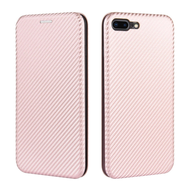 Carbon Fiber Texture Magnetic Horizontal Flip TPU + PC + PU Leather Case with Card Slot, For iPhone 7 / 8 / SE 2020 / SE 2022, For iPhone 7 Plus / 8 Plus, For iPhone XR, For iPhone XS Max