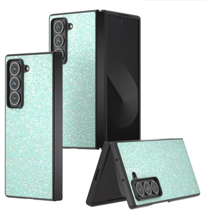 Black Frame Colorful Glitter Phone Case, For Samsung Galaxy Z Fold Special