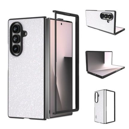 Black Frame Colorful Glitter Phone Case, For Galaxy Z Fold8 Ultra 5G, For Samsung Galaxy Z Fold7 5G