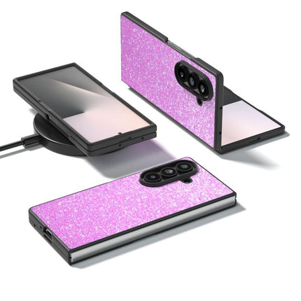 Black Frame Colorful Glitter Phone Case, For Galaxy Z Fold8 Ultra 5G, For Samsung Galaxy Z Fold7 5G