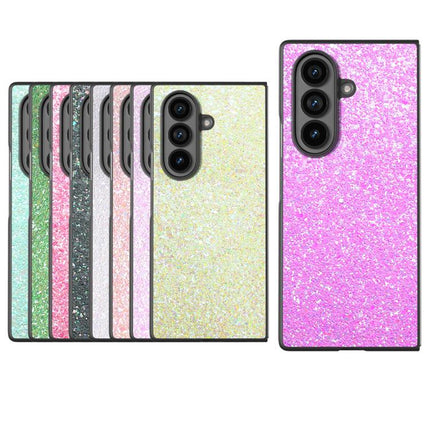 Black Frame Colorful Glitter Phone Case, For Galaxy Z Fold8 Ultra 5G, For Samsung Galaxy Z Fold7 5G