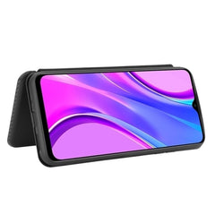 Carbon Fiber Texture Magnetic Horizontal Flip TPU + PC + PU Leather Case with Card Slot, For Xiaomi Redmi 9C, For Xiaomi Redmi 8A, For Xiaomi Redmi 8, For Xiaomi Redmi 9