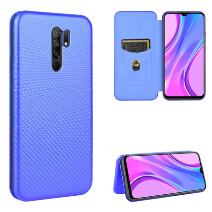 Carbon Fiber Texture Magnetic Horizontal Flip TPU + PC + PU Leather Case with Card Slot, For Xiaomi Redmi 9C, For Xiaomi Redmi 8A, For Xiaomi Redmi 8, For Xiaomi Redmi 9