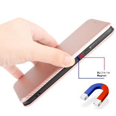 Carbon Fiber Texture Magnetic Horizontal Flip TPU + PC + PU Leather Case with Card Slot, For Xiaomi Redmi 9A, For Xiaomi Redmi 10X 5G, For Xiaomi Redmi K30 Pro, For Xiaomi Redmi K30