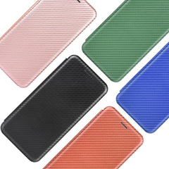 Carbon Fiber Texture Magnetic Horizontal Flip TPU + PC + PU Leather Case with Card Slot, For Xiaomi Redmi 9A, For Xiaomi Redmi 10X 5G, For Xiaomi Redmi K30 Pro, For Xiaomi Redmi K30