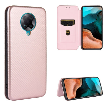 Carbon Fiber Texture Magnetic Horizontal Flip TPU + PC + PU Leather Case with Card Slot, For Xiaomi Redmi 9A, For Xiaomi Redmi 10X 5G, For Xiaomi Redmi K30 Pro, For Xiaomi Redmi K30