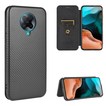 Carbon Fiber Texture Magnetic Horizontal Flip TPU + PC + PU Leather Case with Card Slot, For Xiaomi Redmi 9A, For Xiaomi Redmi 10X 5G, For Xiaomi Redmi K30 Pro, For Xiaomi Redmi K30