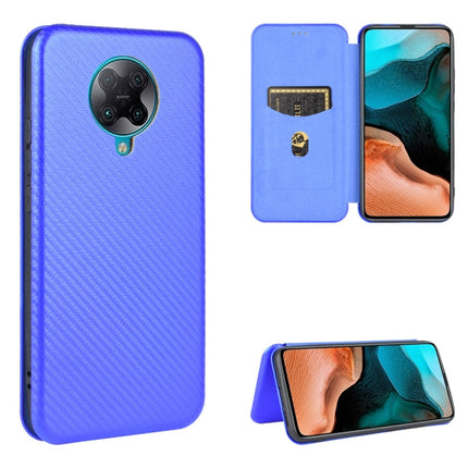 Carbon Fiber Texture Magnetic Horizontal Flip TPU + PC + PU Leather Case with Card Slot, For Xiaomi Redmi 9A, For Xiaomi Redmi 10X 5G, For Xiaomi Redmi K30 Pro, For Xiaomi Redmi K30