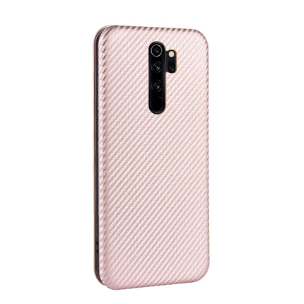 Carbon Fiber Texture Magnetic Horizontal Flip TPU + PC + PU Leather Case with Card Slot, For Xiaomi Redmi Note 8 Pro, For Xiaomi Redmi Note 9, For Xiaomi Redmi Note 9S, For Xiaomi Redmi Note 8T