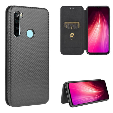 Carbon Fiber Texture Magnetic Horizontal Flip TPU + PC + PU Leather Case with Card Slot, For Xiaomi Redmi Note 8, For Xiaomi Mi 10 Lite, For Xiaomi Mi 10 Ultra, For Xiaomi Mi 10 5G