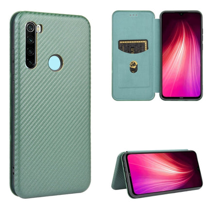 Carbon Fiber Texture Magnetic Horizontal Flip TPU + PC + PU Leather Case with Card Slot, For Xiaomi Redmi Note 8, For Xiaomi Mi 10 Lite, For Xiaomi Mi 10 Ultra, For Xiaomi Mi 10 5G