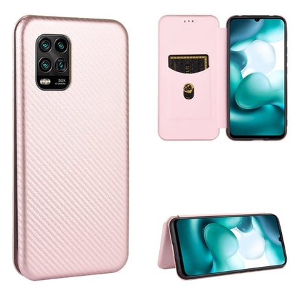 Carbon Fiber Texture Magnetic Horizontal Flip TPU + PC + PU Leather Case with Card Slot, For Xiaomi Redmi Note 8, For Xiaomi Mi 10 Lite, For Xiaomi Mi 10 Ultra, For Xiaomi Mi 10 5G
