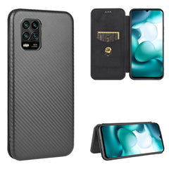 Carbon Fiber Texture Magnetic Horizontal Flip TPU + PC + PU Leather Case with Card Slot, For Xiaomi Redmi Note 8, For Xiaomi Mi 10 Lite, For Xiaomi Mi 10 Ultra, For Xiaomi Mi 10 5G