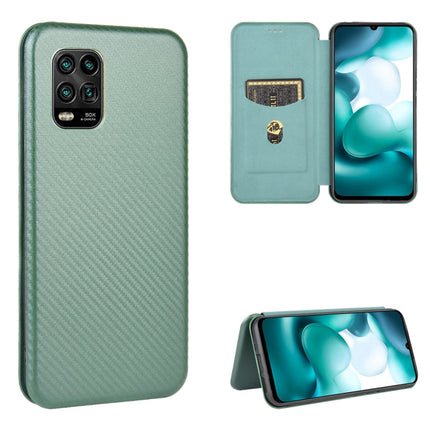 Carbon Fiber Texture Magnetic Horizontal Flip TPU + PC + PU Leather Case with Card Slot, For Xiaomi Redmi Note 8, For Xiaomi Mi 10 Lite, For Xiaomi Mi 10 Ultra, For Xiaomi Mi 10 5G