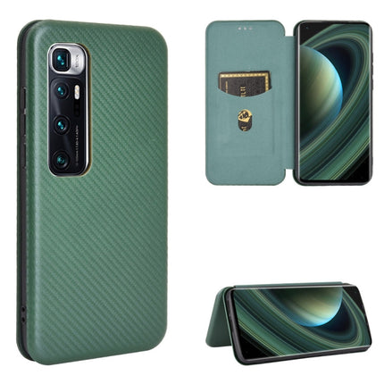 Carbon Fiber Texture Magnetic Horizontal Flip TPU + PC + PU Leather Case with Card Slot, For Xiaomi Redmi Note 8, For Xiaomi Mi 10 Lite, For Xiaomi Mi 10 Ultra, For Xiaomi Mi 10 5G