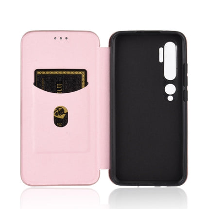 Carbon Fiber Texture Magnetic Horizontal Flip TPU + PC + PU Leather Case with Card Slot, For Xiaomi Mi CC9 Pro, For Xiaomi Mi Note 10 Lite, For Xiaomi Black Shark 3, For Xiaomi Mi 10 Pro 5G