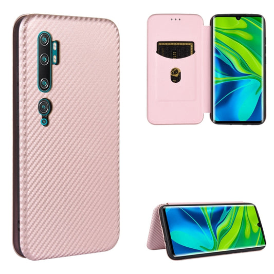 Carbon Fiber Texture Magnetic Horizontal Flip TPU + PC + PU Leather Case with Card Slot, For Xiaomi Mi CC9 Pro, For Xiaomi Mi Note 10 Lite, For Xiaomi Black Shark 3, For Xiaomi Mi 10 Pro 5G
