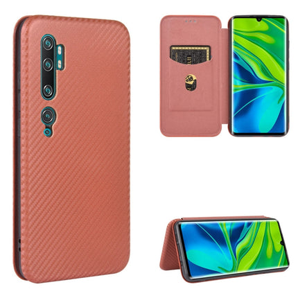 Carbon Fiber Texture Magnetic Horizontal Flip TPU + PC + PU Leather Case with Card Slot, For Xiaomi Mi CC9 Pro, For Xiaomi Mi Note 10 Lite, For Xiaomi Black Shark 3, For Xiaomi Mi 10 Pro 5G